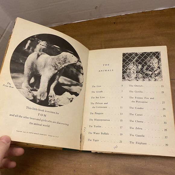 At The Zoo By Cole Merris 1941 - Picture 7 of 12